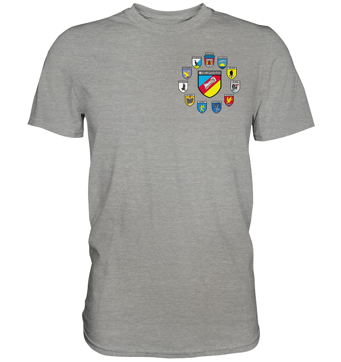 Wappen 2. Schnellbootgeschwader bis Oktober 1999 - Premium Shirt