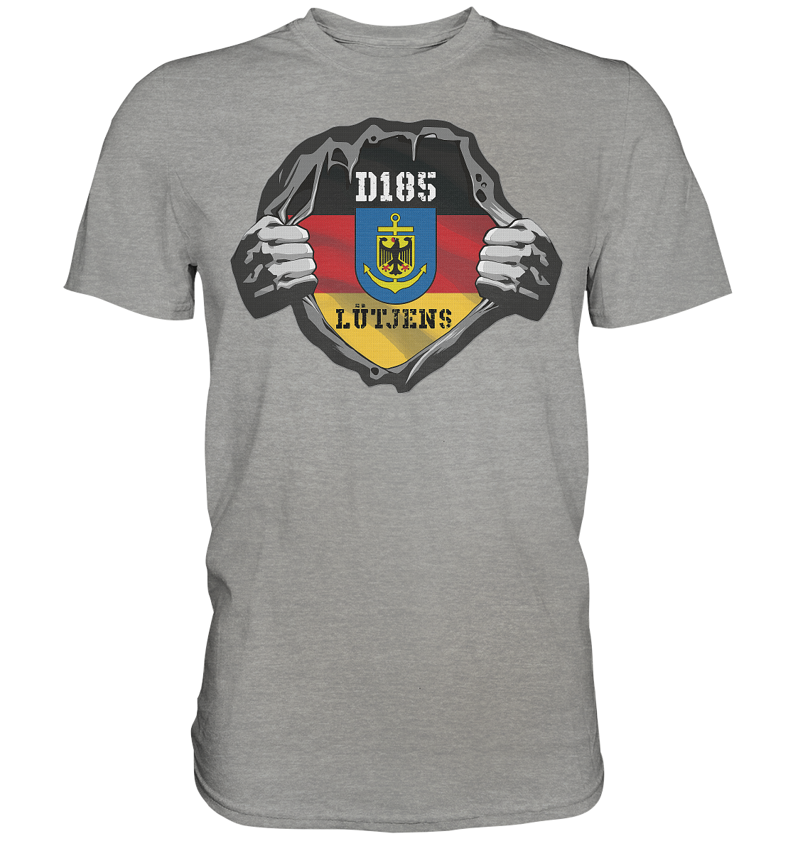 Aufriss D185 LÜTJENS - Premium Shirt