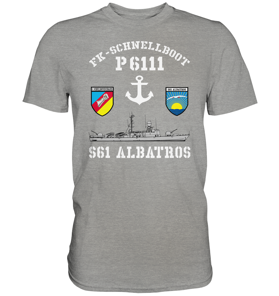 FK-Schnellboot P6111 ALBATROS 2.SG Anker - Premium Shirt