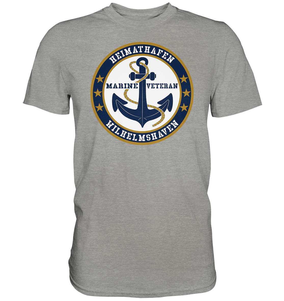 Marine Veteran Heimathafen WILHELMSHAVEN - Premium Shirt