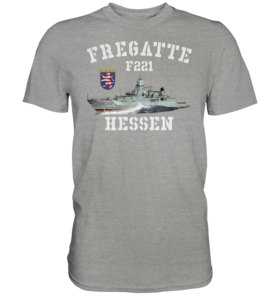 F221 Fregatte HESSEN - Premium Shirt