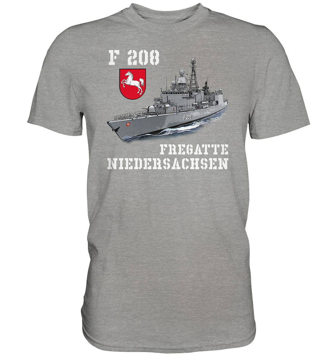 F208 Fregatte NIEDERSACHSEN - Premium Shirt