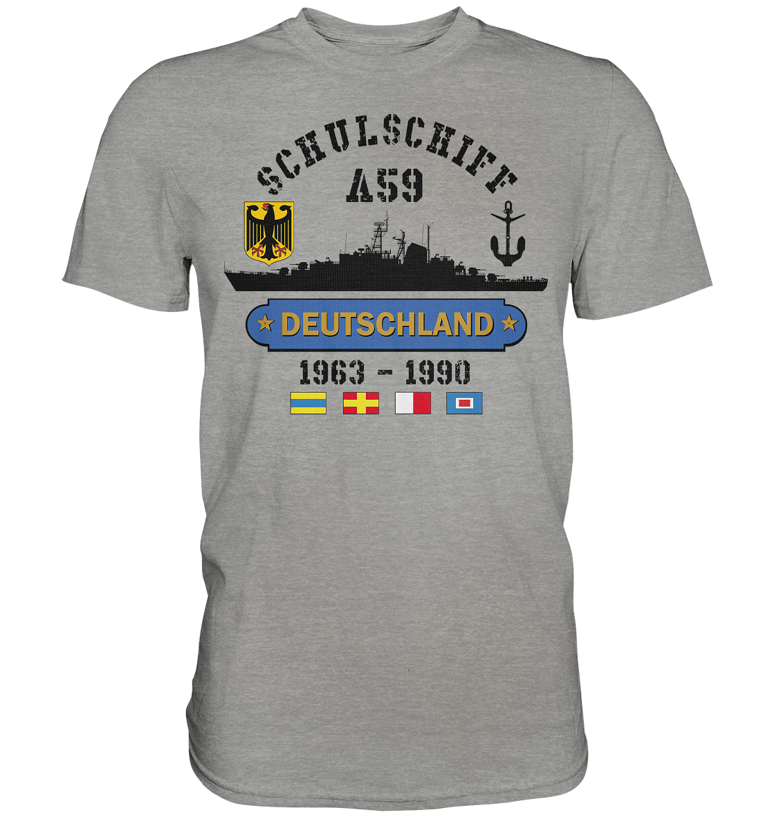 Schulschiff A59 DEUTSCHLAND - Premium Shirt