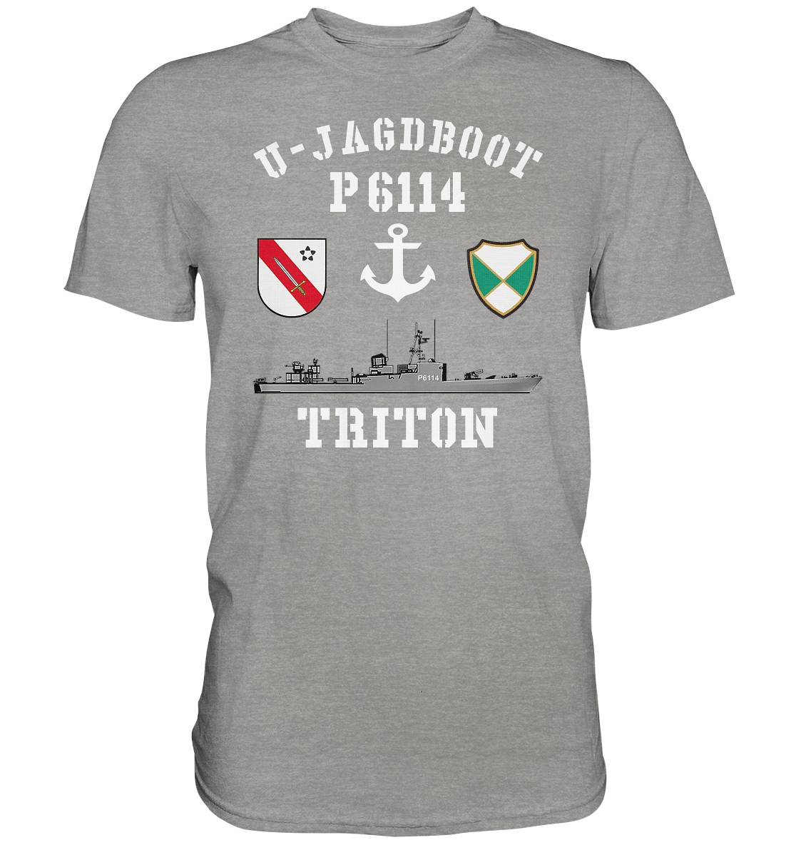 U-Jagdboot P6114 TRITON Anker - Premium Shirt