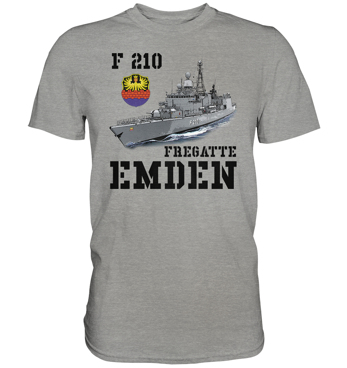 F210 Fregatte EMDEN - Premium Shirt