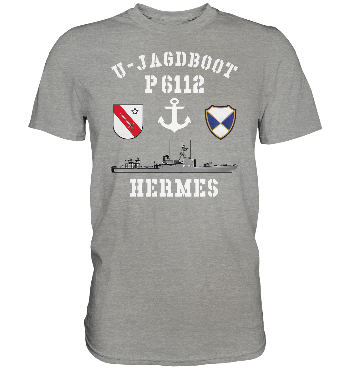 U-Jagdboot P6112 HERMES Anker - Premium Shirt