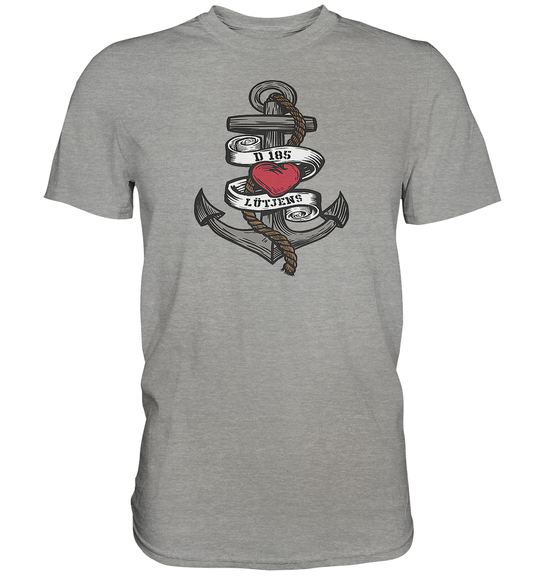 Anker Herz D185 LÜTJENS - Premium Shirt