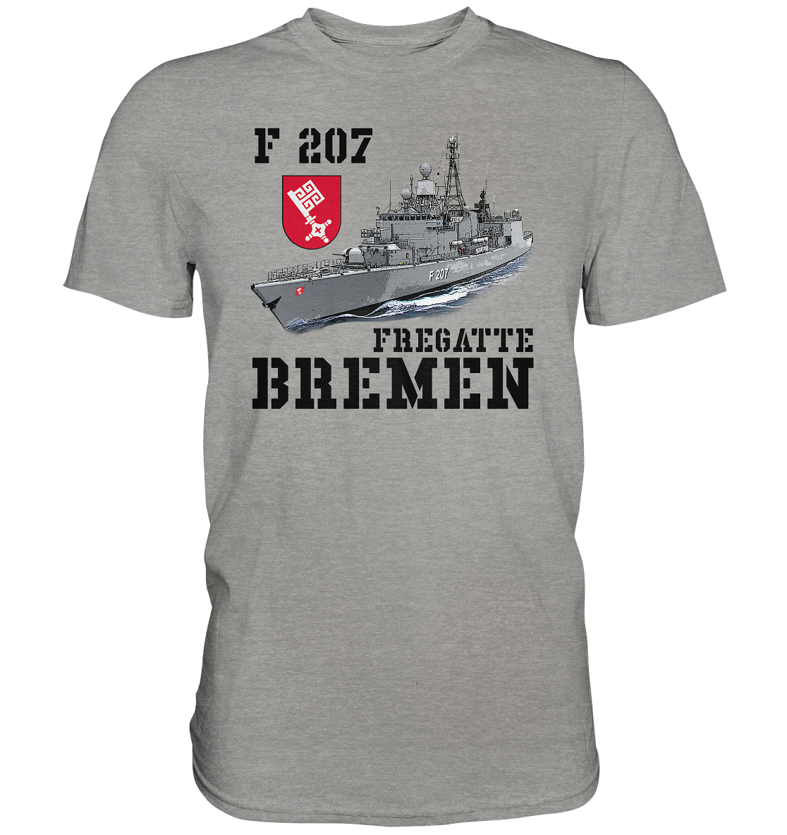 F207 Fregatte BREMEN - Premium Shirt