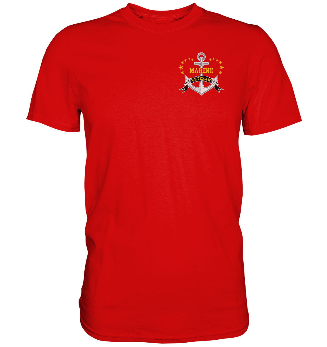 ANKER MARINE VETERAN Brustlogo - Premium Shirt