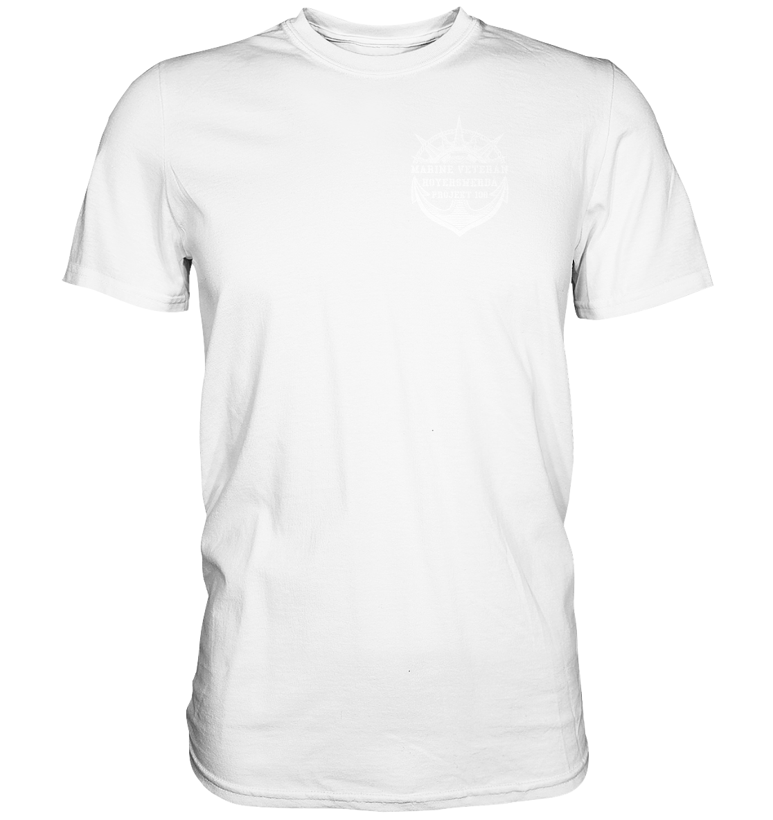 Projekt 108 HOYERSWERDA Marine Veteran Brustlogo - Premium Shirt