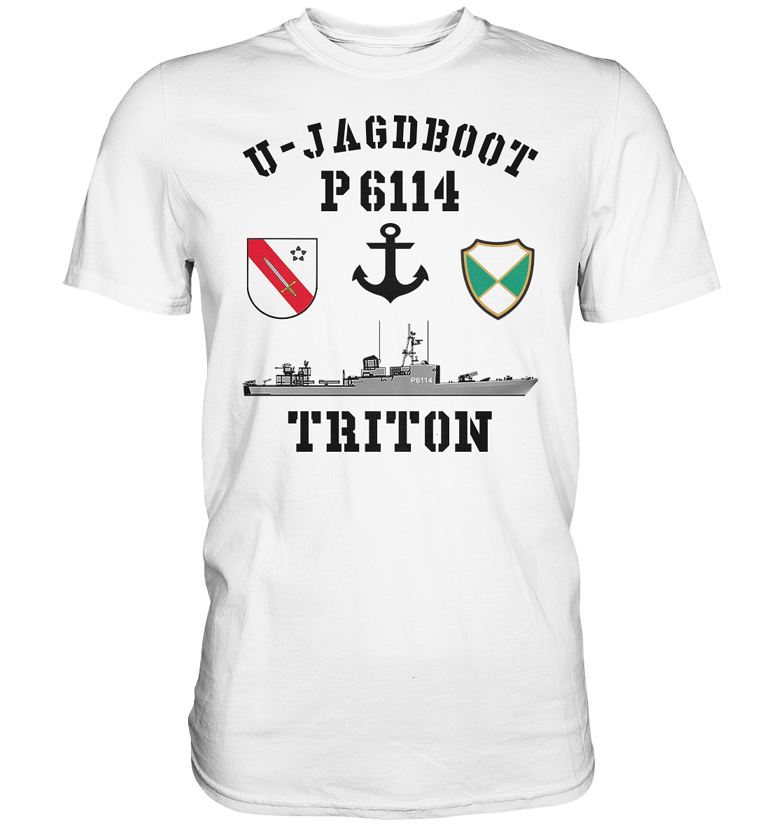 U-Jagdboot P6114 TRITON Anker - Premium Shirt