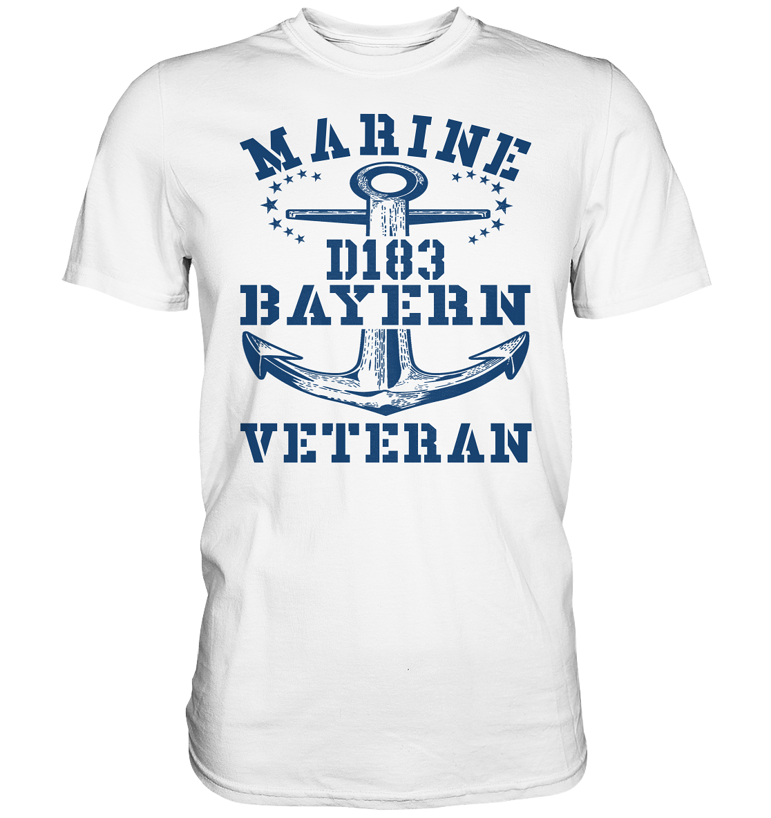 Zerstörer D183 BAYERN Marine Veteran - Premium Shirt