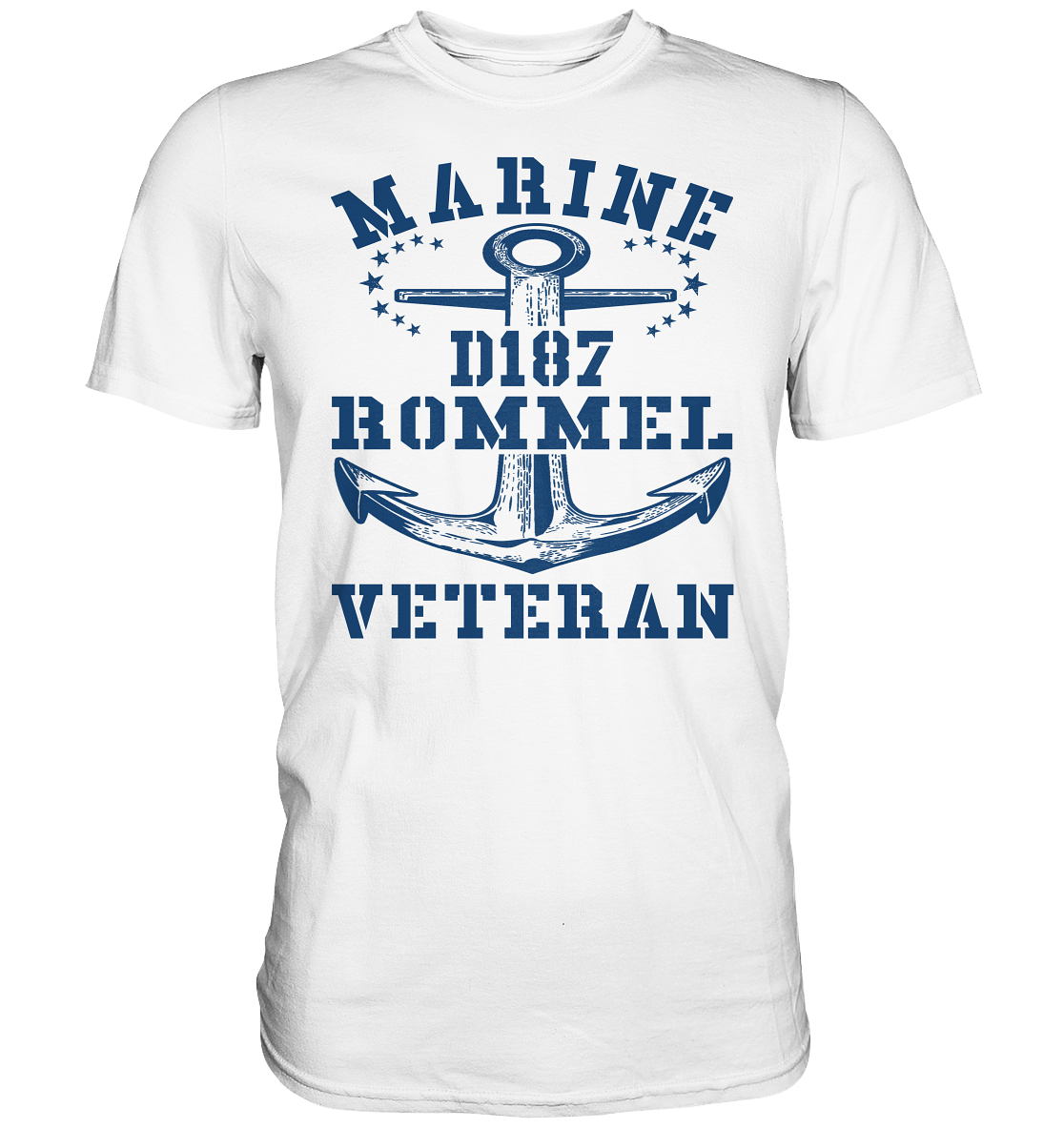 Zerstörer D187 ROMMEL Marine Veteran - Premium Shirt