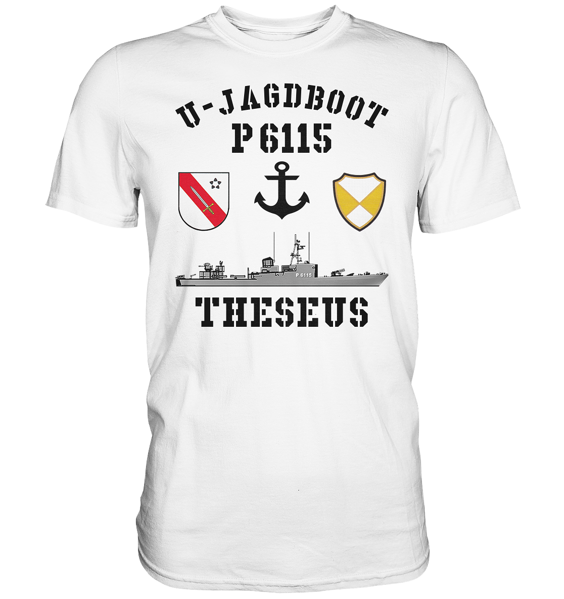 U-Jagdboot P6115 THESEUS Anker - Premium Shirt
