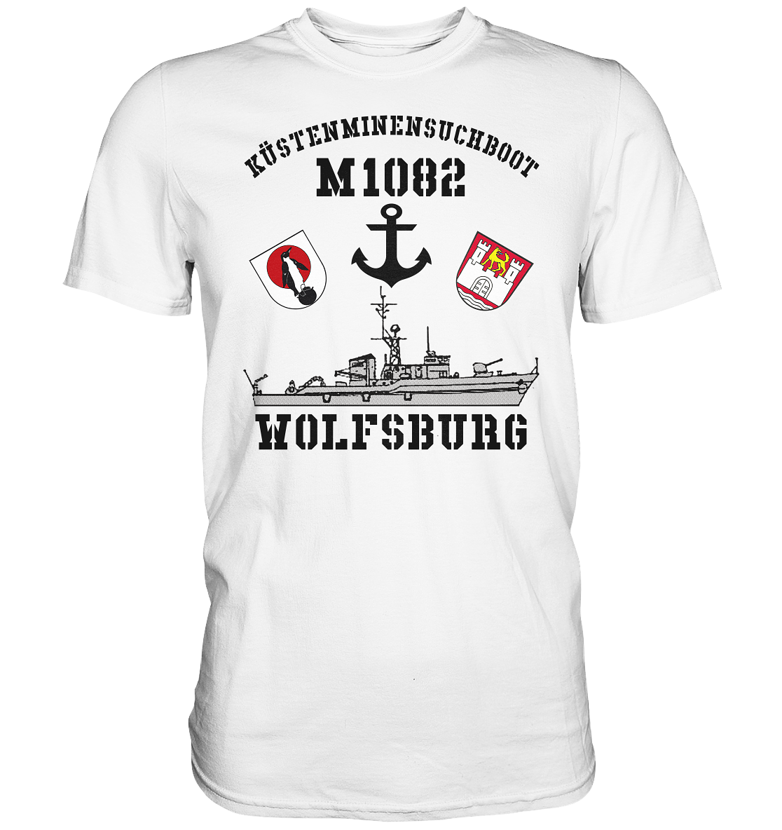 KM-Boot M1082 WOLFSBURG Anker - Premium Shirt