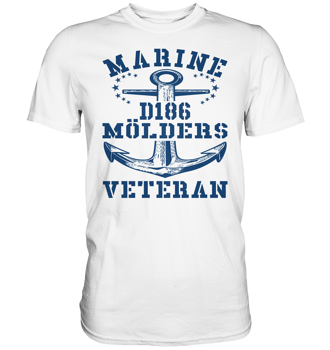 Zerstörer D186 MÖLDERS Marine Veteran - Premium Shirt
