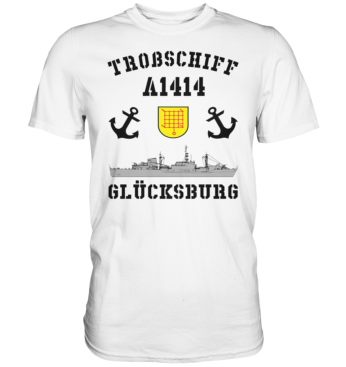 Troßschiff A1414 GLÜCKSBURG - Premium Shirt