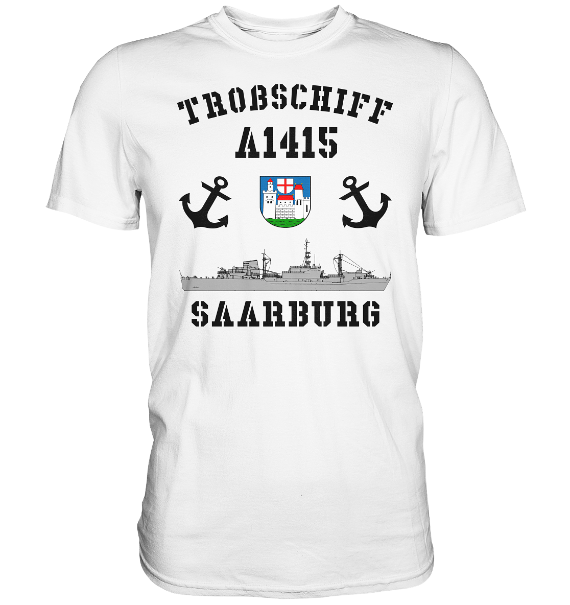 Troßschiff A1415 SAARBURG - Premium Shirt