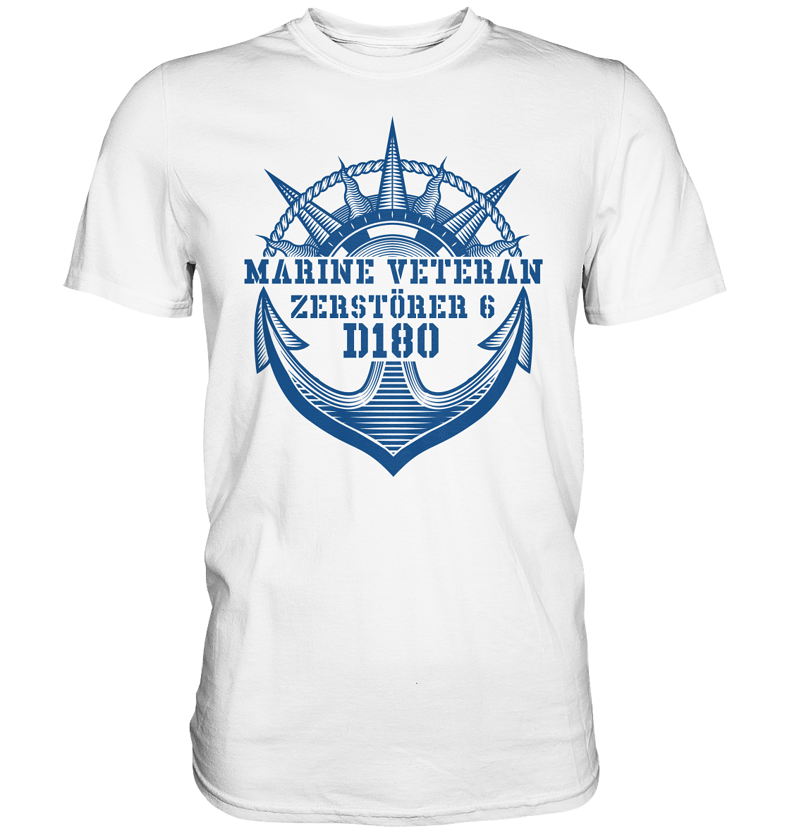 D180 ZERSTÖRER6 Marine Veteran - Premium Shirt
