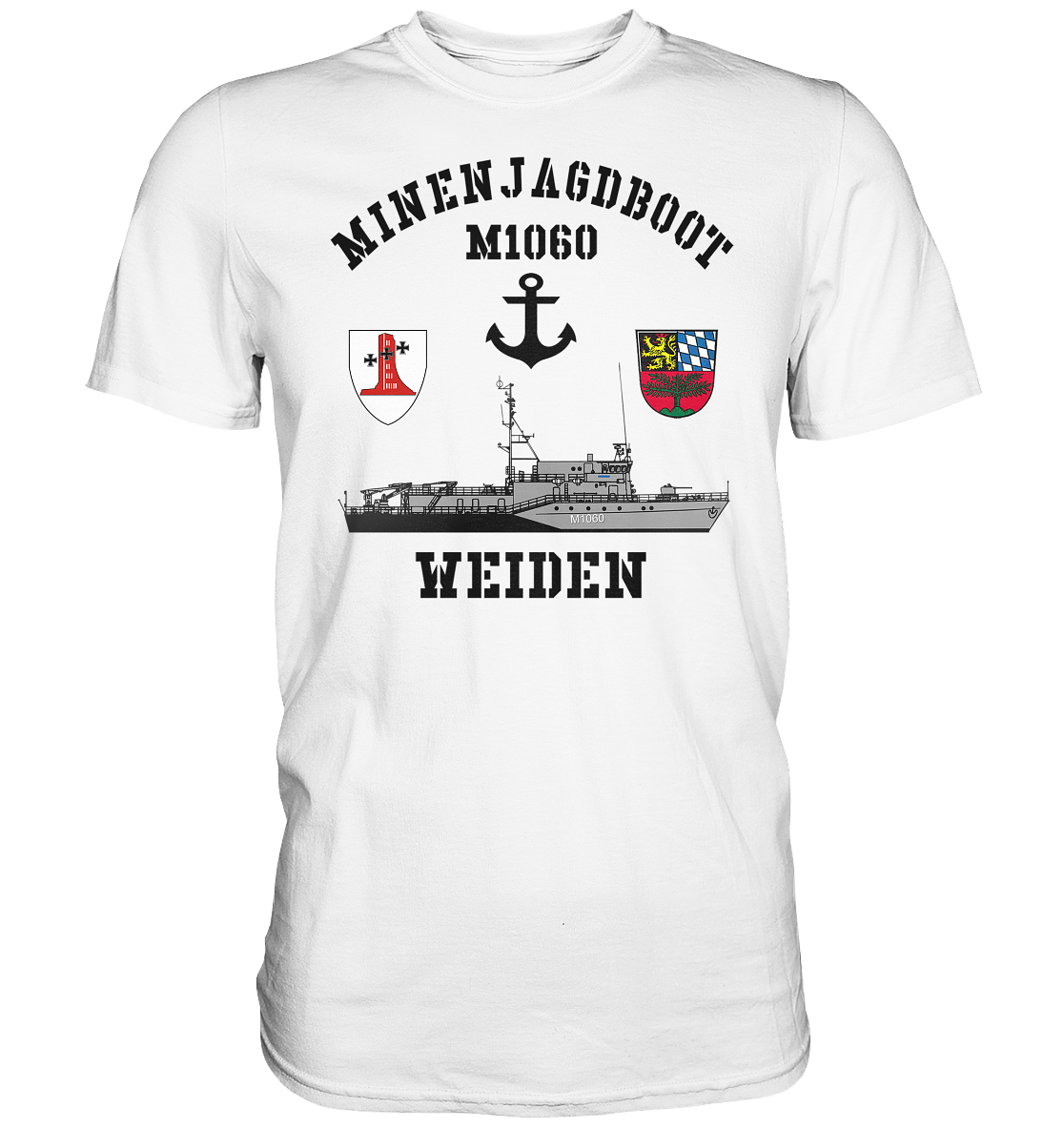 Mij.-Boot M1060 WEIDEN Anker 1.MSG - Premium Shirt