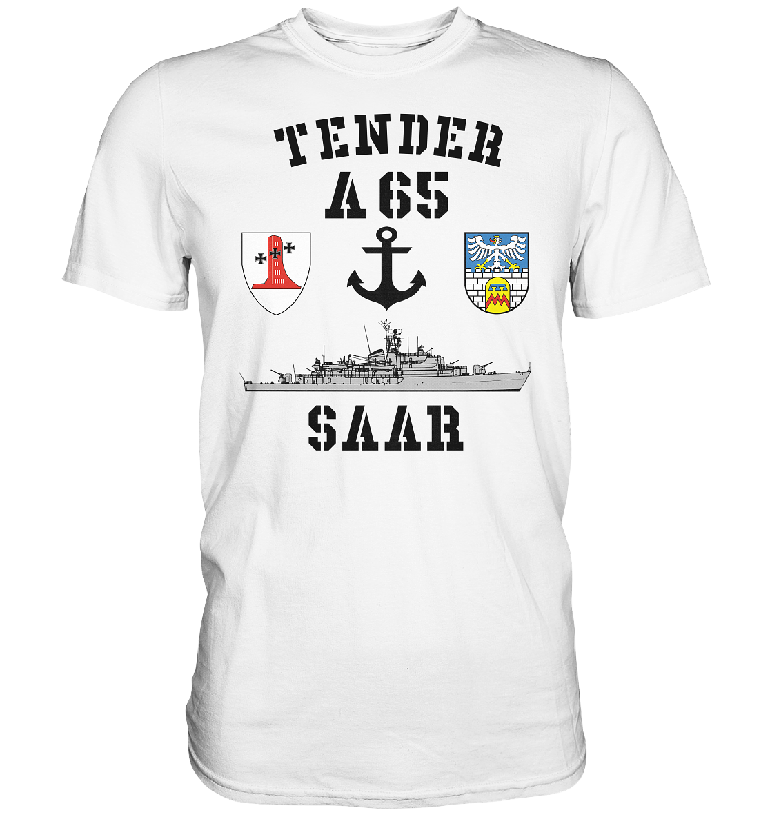 Tender A65 SAAR 1.MSG ANKER - Premium Shirt