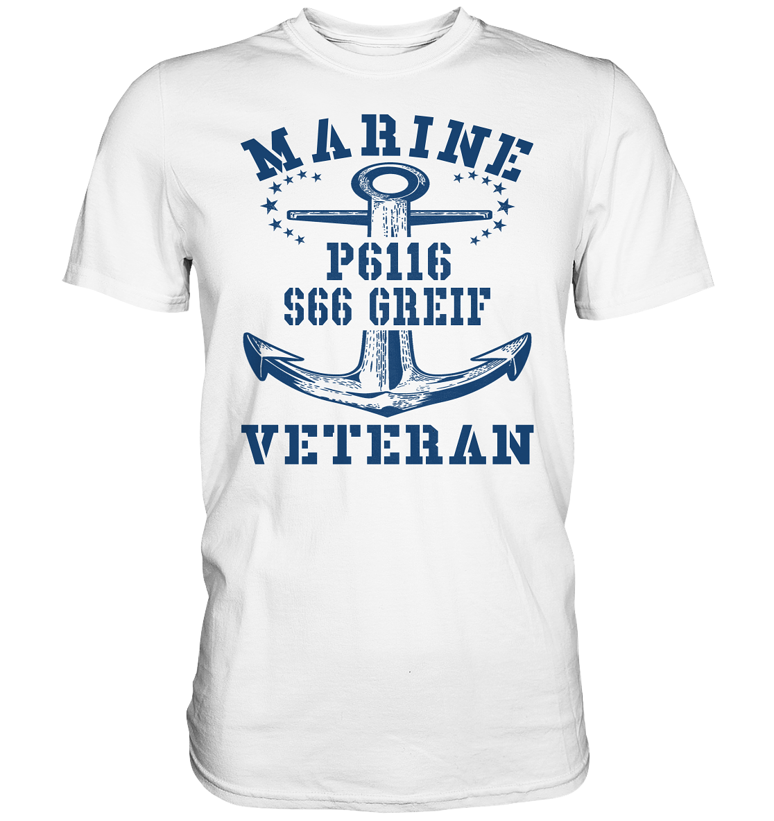 FK-Schnellboot P6116 GREIF Marine Veteran - Premium Shirt