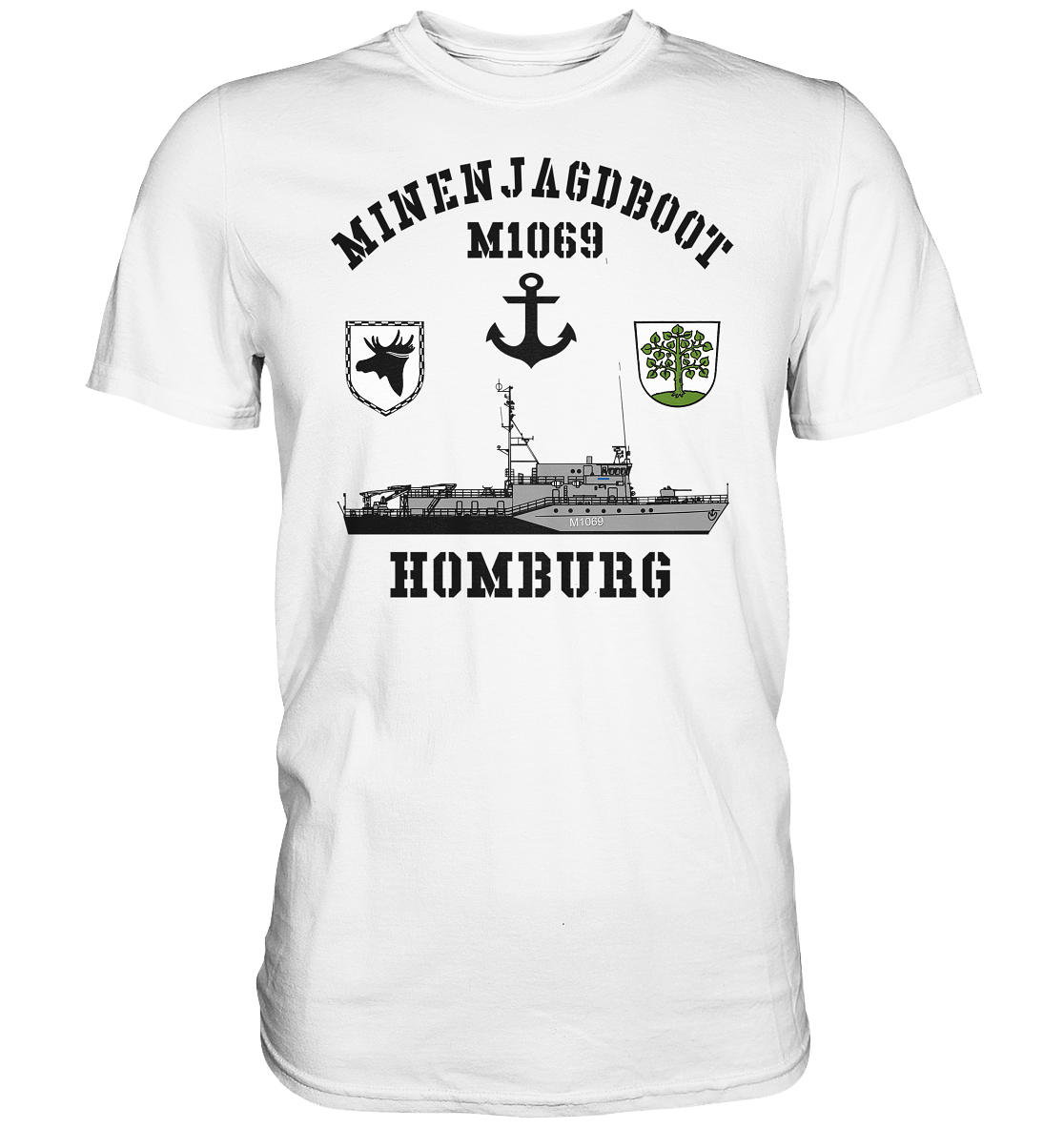 Mij.-Boot M1069 HOMBURG Anker 3.MSG - Premium Shirt
