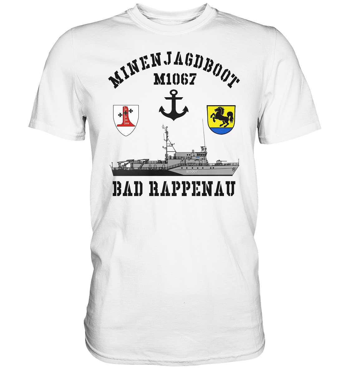 Mij.-Boot M1067 BAD RAPPENAU Anker 1.MSG - Premium Shirt