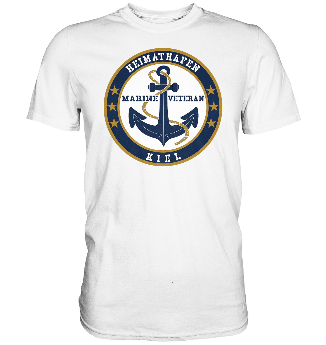 Marine Veteran Heimathafen KIEL - Premium Shirt