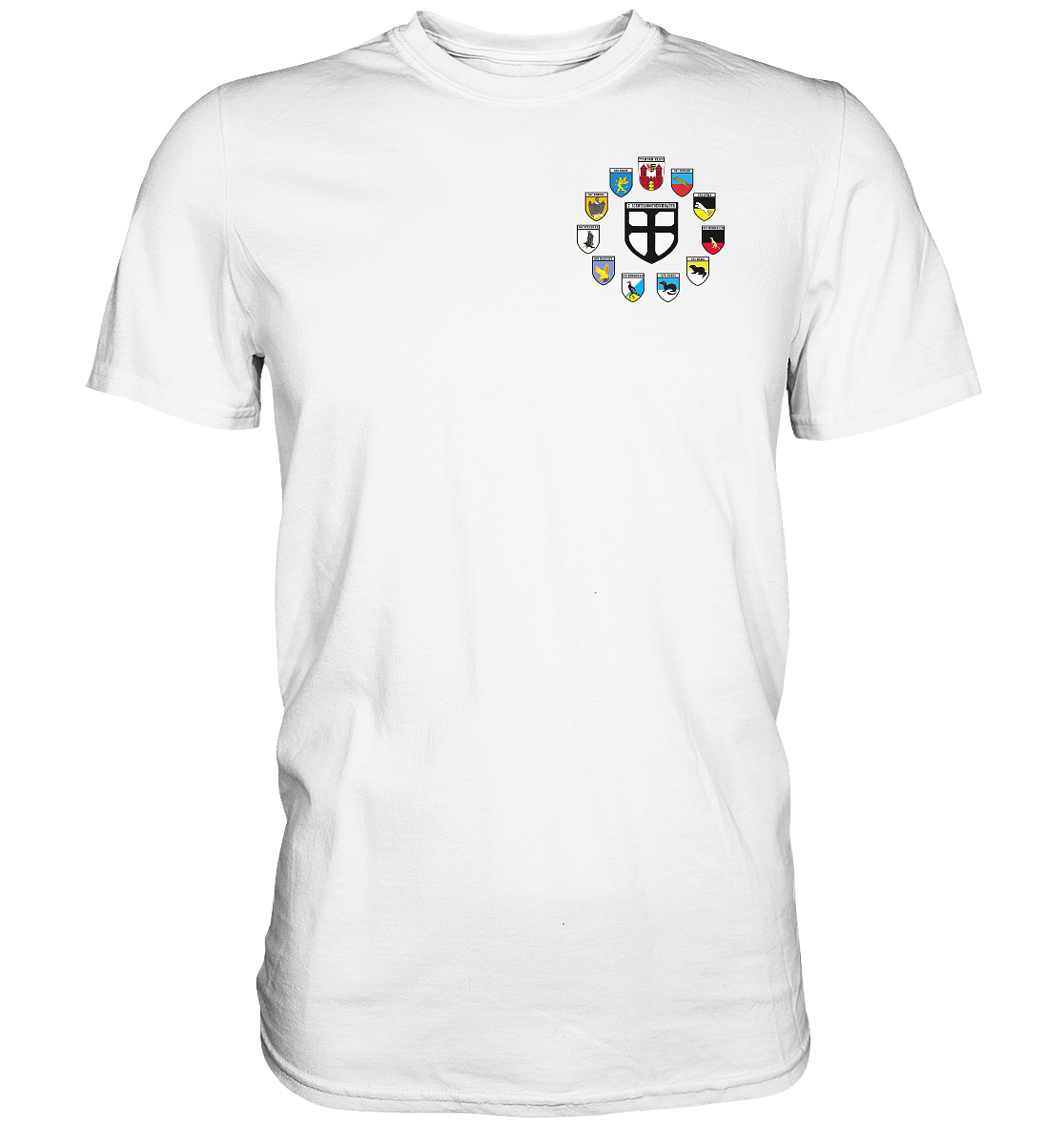 Alle Wappen 7. Schnellbootgeschwader nach Oktober 1999 - Premium Shirt