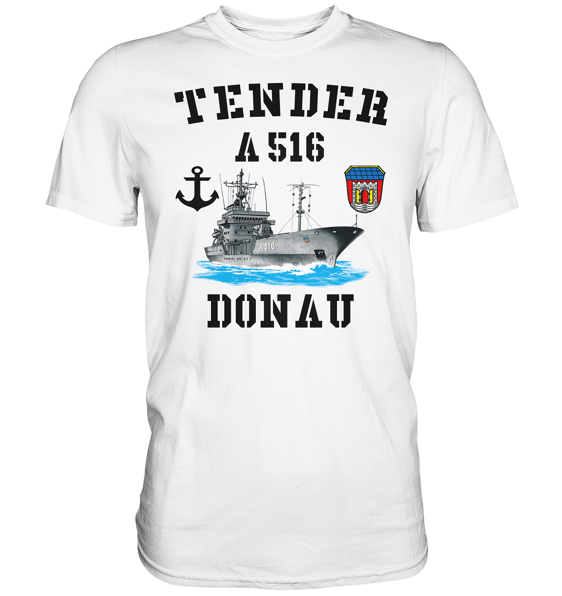 Tender A516 DONAU Anker - Premium Shirt
