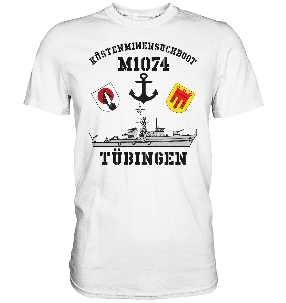 KM-Boot M1074 TÜBINGEN Anker - Premium Shirt