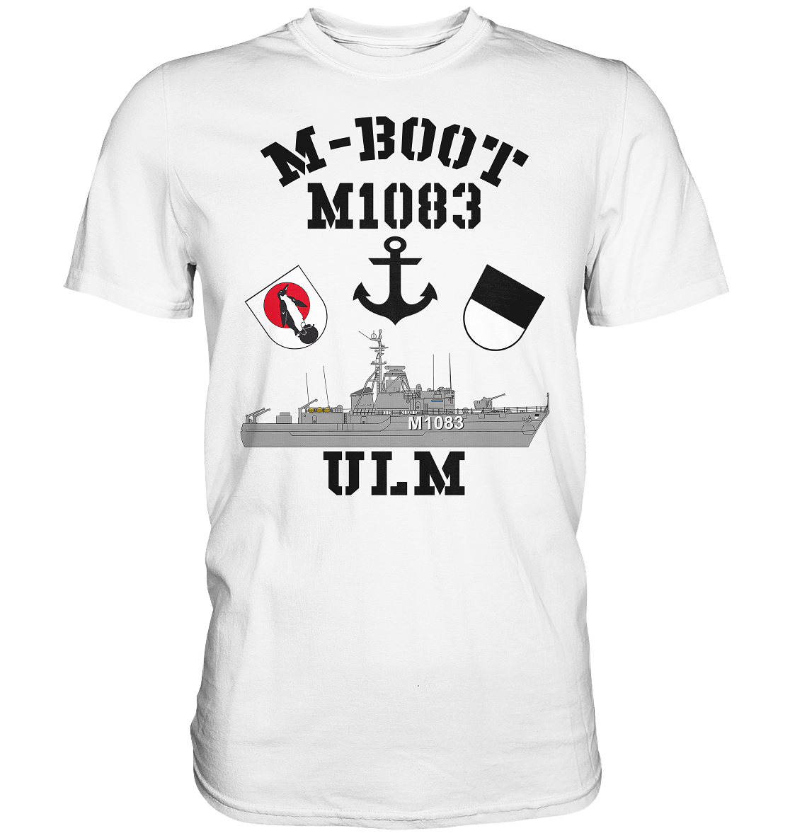 M-Boot M1083 ULM Anker - Premium Shirt