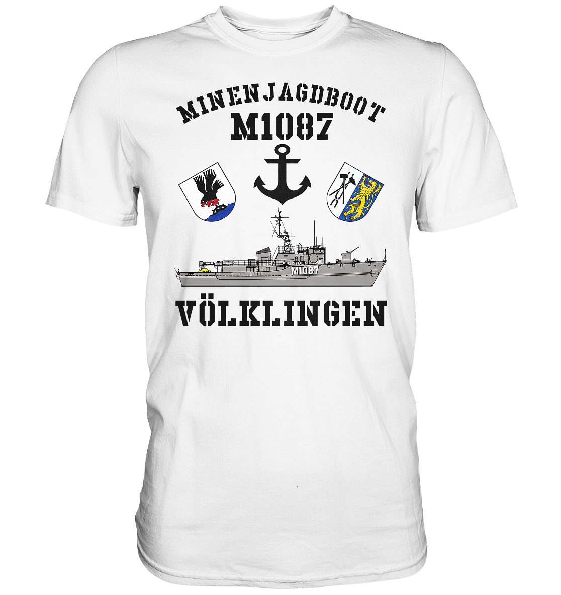 Mij.-Boot M1087 VÖLKLINGEN - Premium Shirt