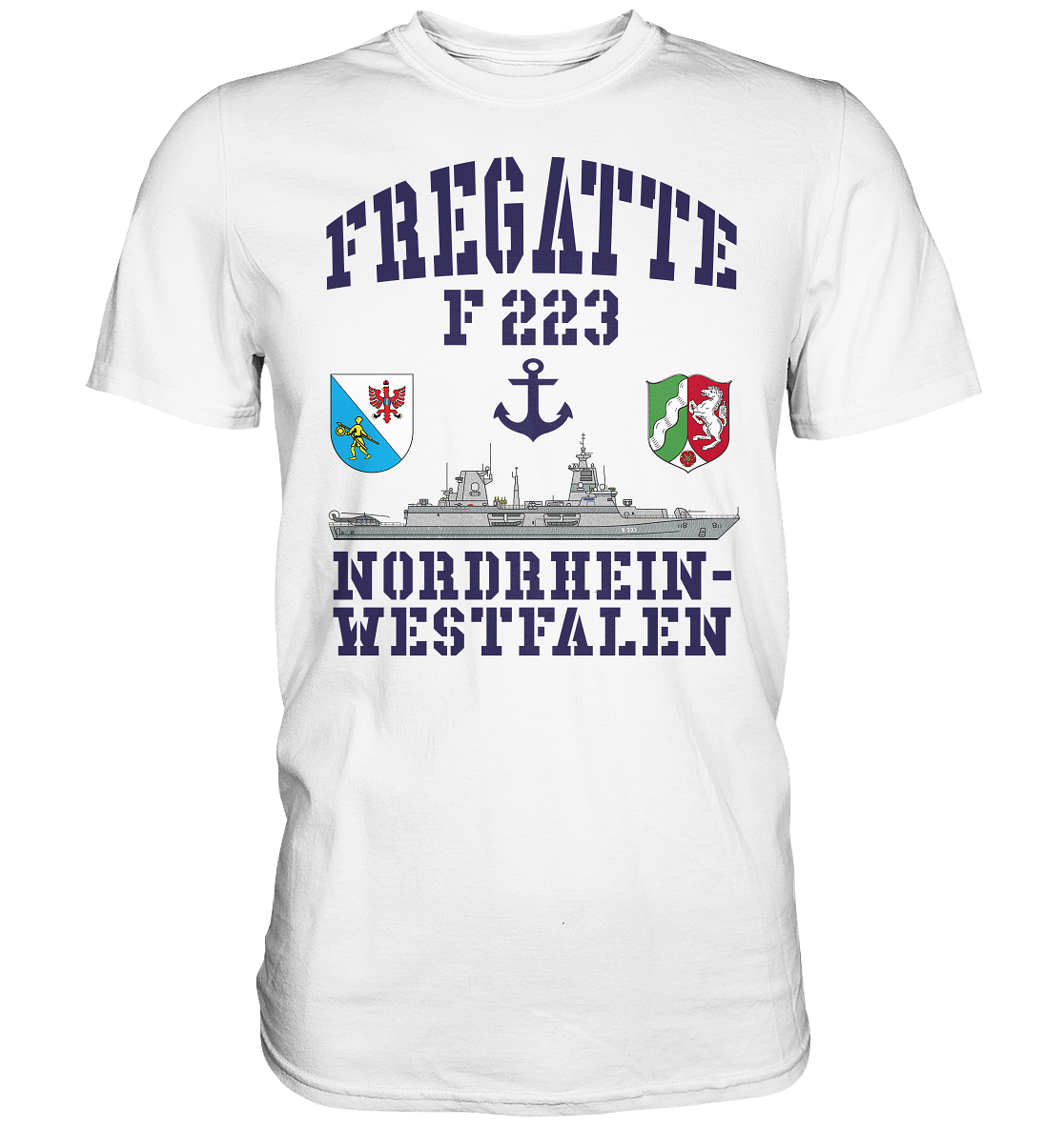 Fregatte F223 NORDRHEIN-WESTFALEN ANKER - Premium Shirt