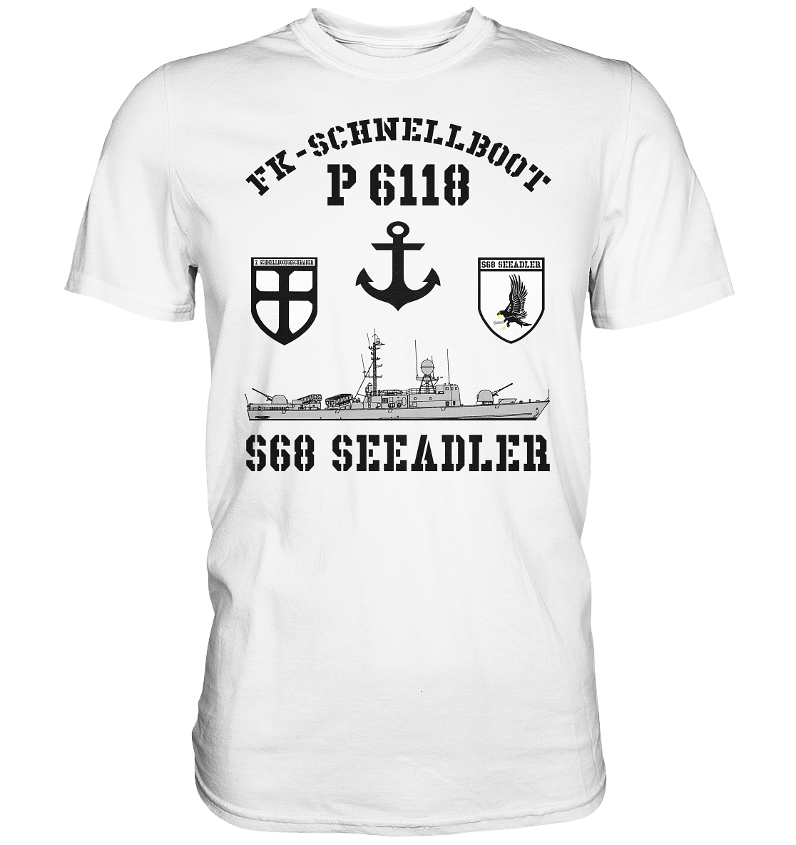 FK-Schnellboot P6118 SEEADLER 7.SG Anker - Premium Shirt