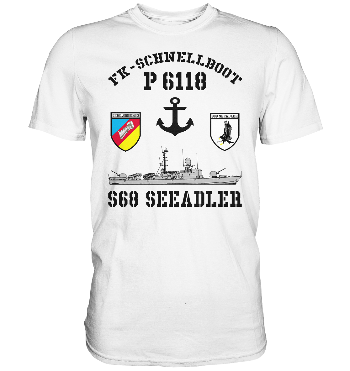 FK-Schnellboot P6118 SEEADLER 2.SG Anker - Premium Shirt