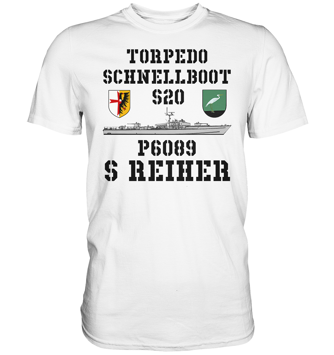 Torpedoschnellboot P6089 REIHER - Premium Shirt