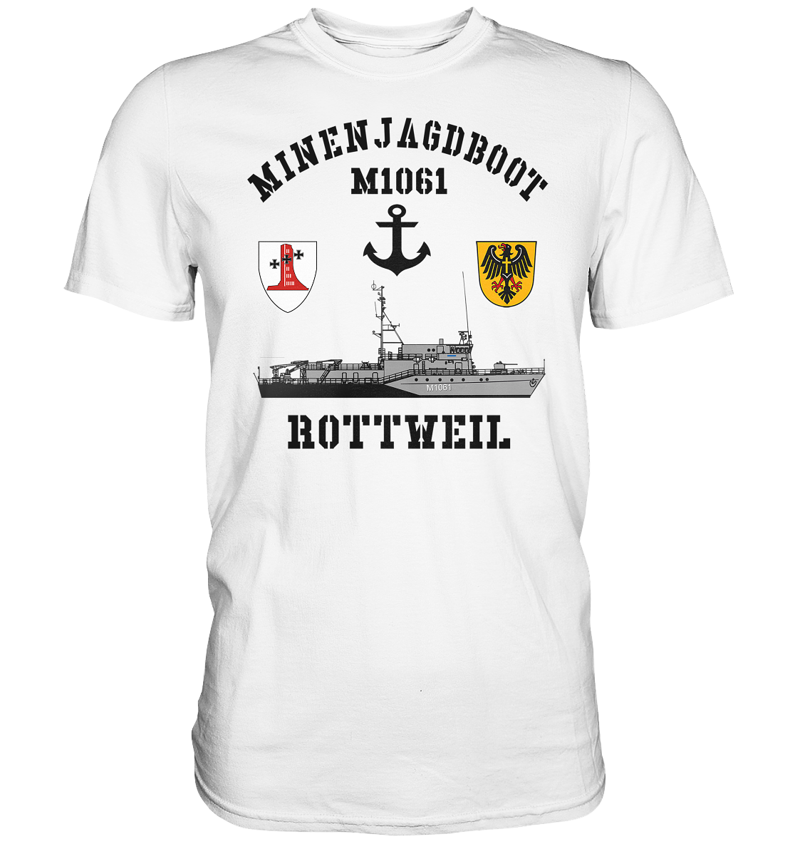 Mij.-Boot M1061 ROTTWEIL Anker 1.MSG - Premium Shirt
