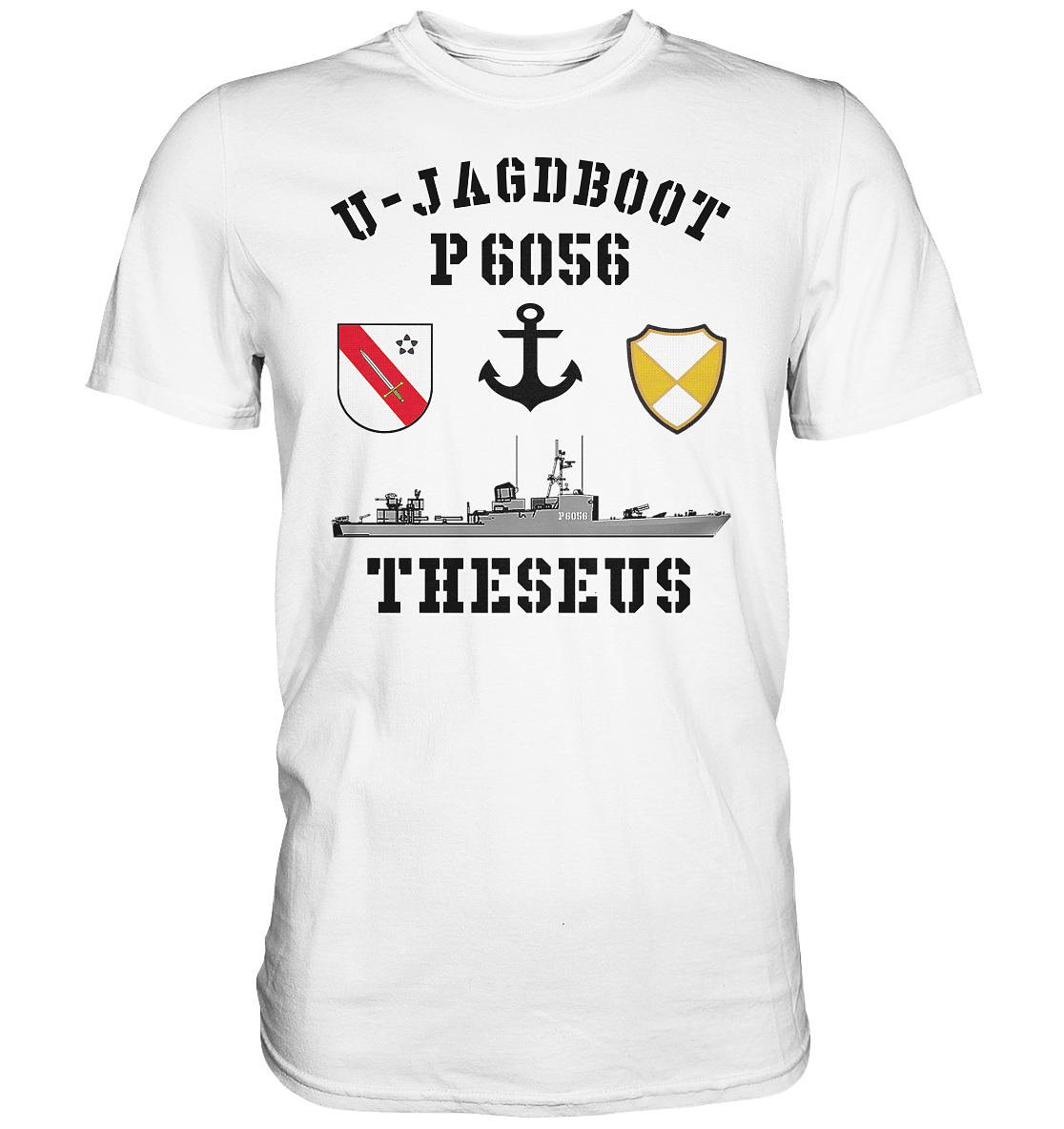 U-Jagdboot P6056 THESEUS Anker - Premium Shirt
