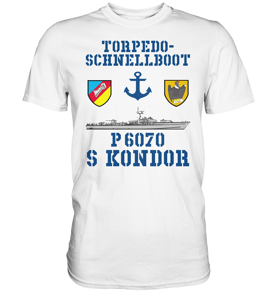 Torpedo-Schnellboot P6070 KONDOR Anker - Premium Shirt