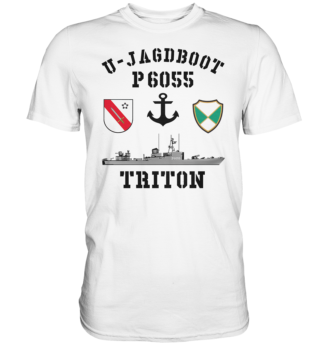 U-Jagdboot P6055 TRITON Anker - Premium Shirt