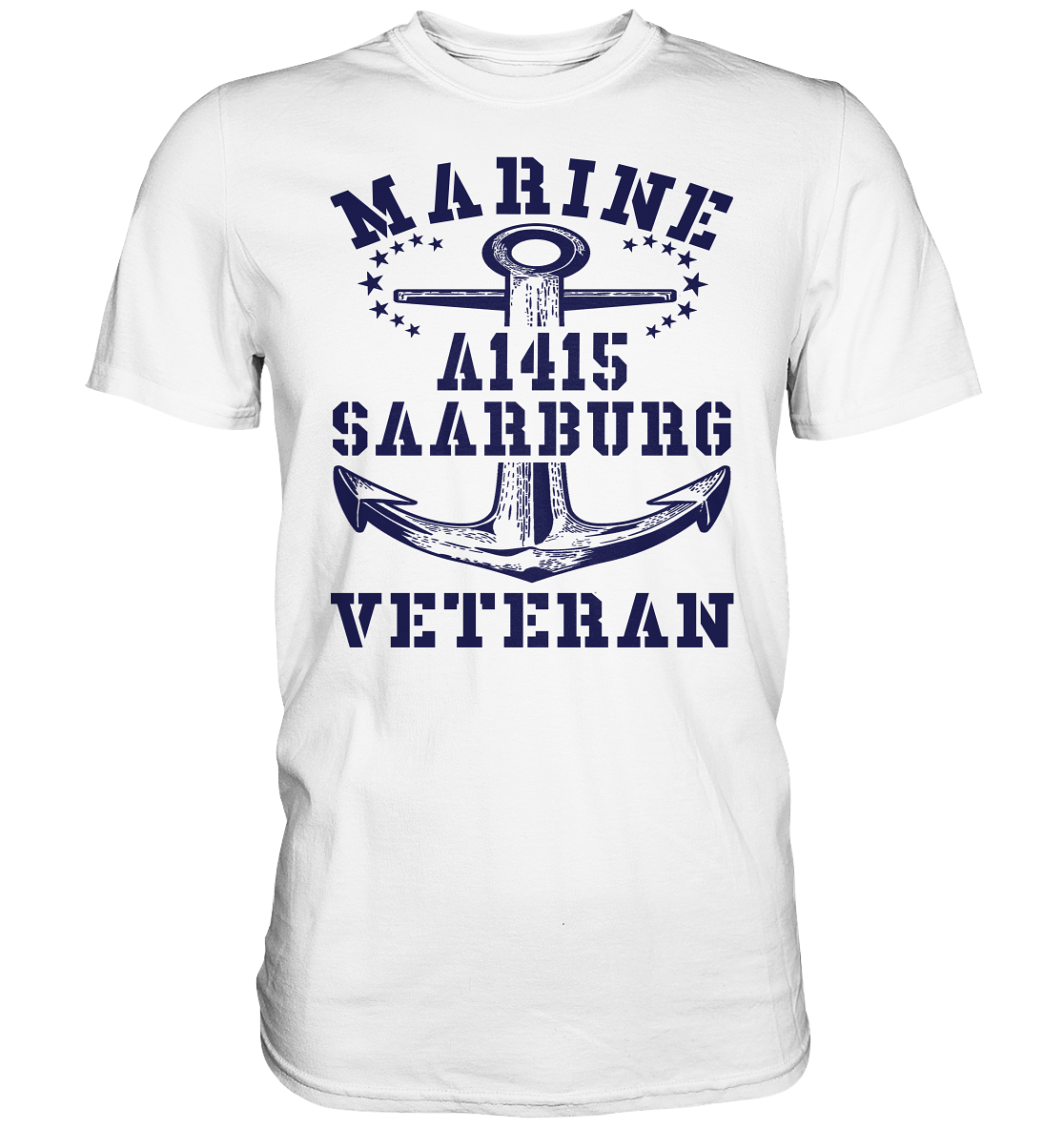 Troßschiff A1415 SAARBURG Marine Veteran - Premium Shirt