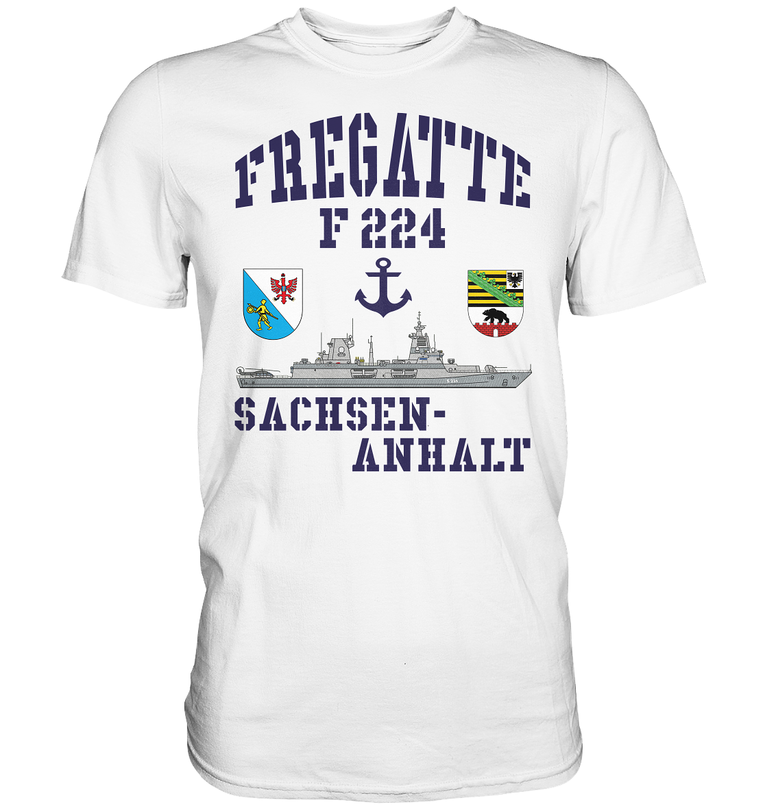 Fregatte F224 SACHSEN-ANHALT Anker - Premium Shirt