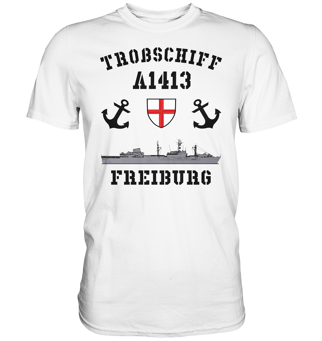 Troßschiff A1413 FREIBURG nach Umbau - Premium Shirt