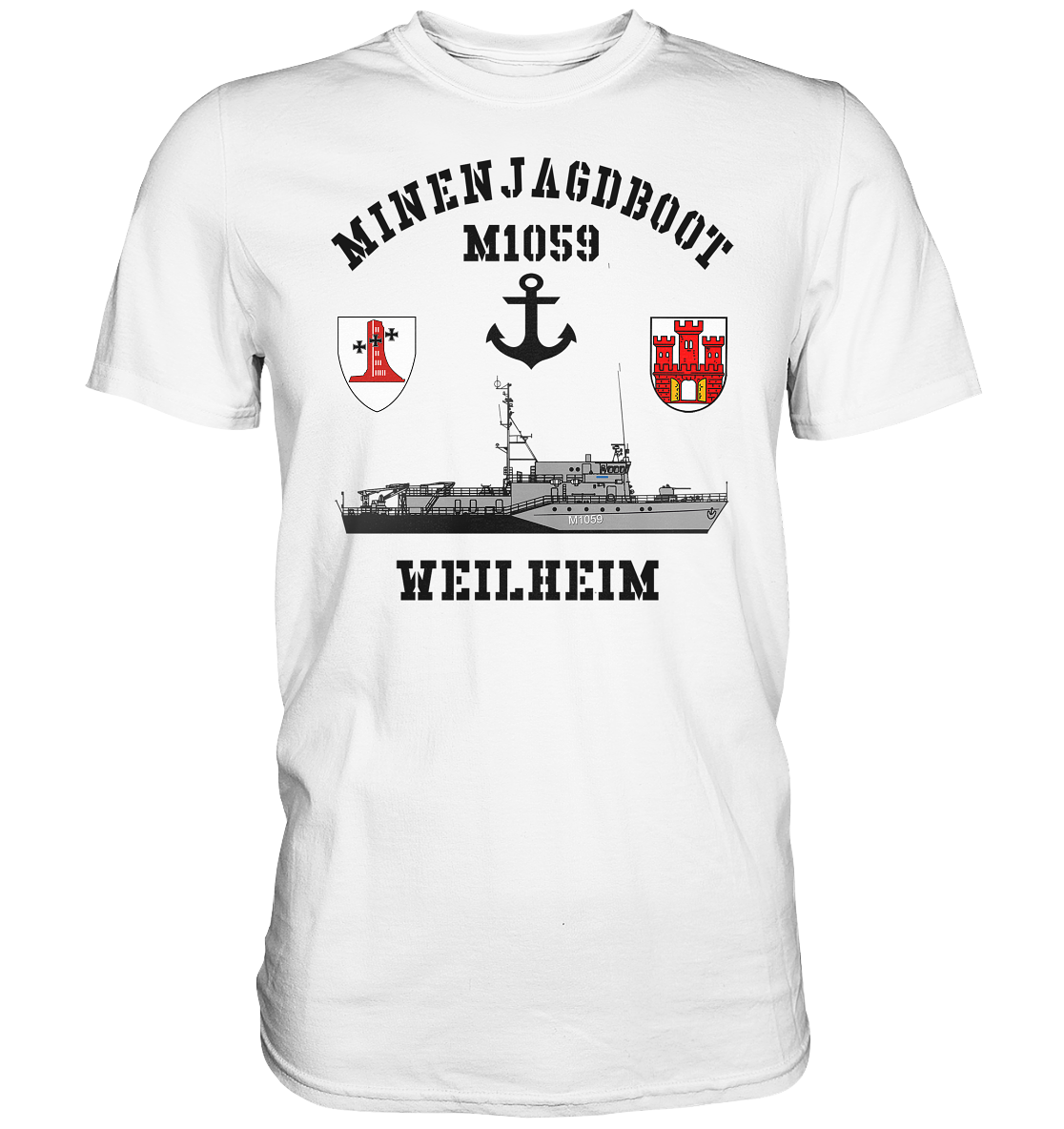 Mij.-Boot M1059 WEILHEIM Anker 1.MSG - Premium Shirt