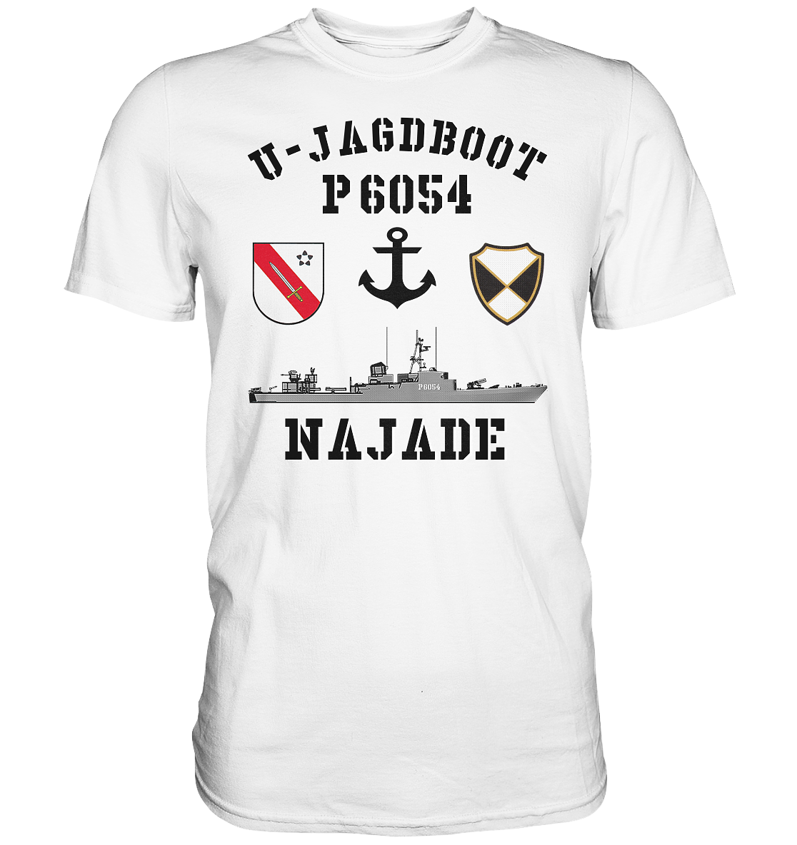 U-Jagdboot P6054 NAJADE Anker - Premium Shirt