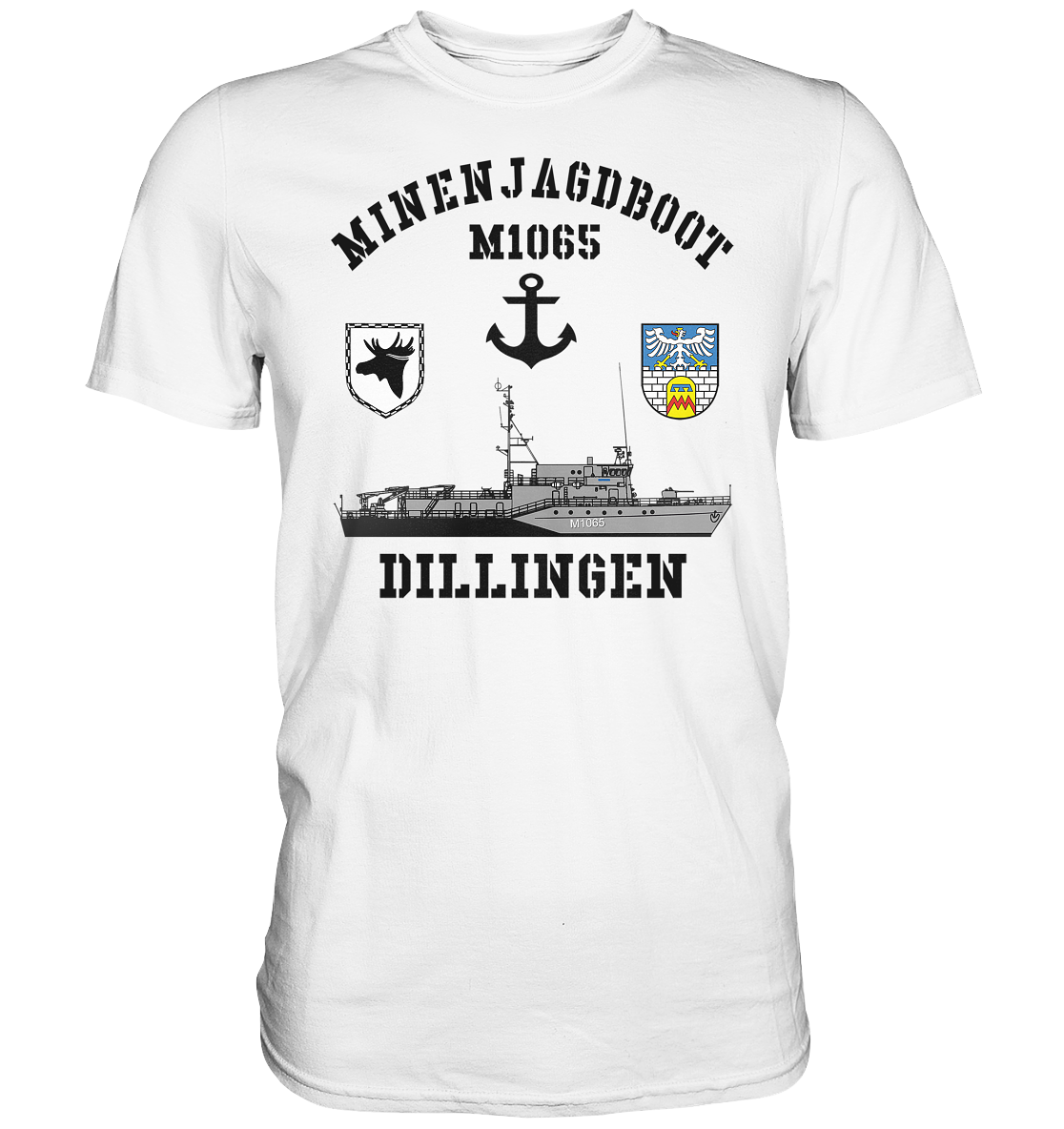 Mij.-Boot M1065 DILLINGEN Anker 3.MSG - Premium Shirt