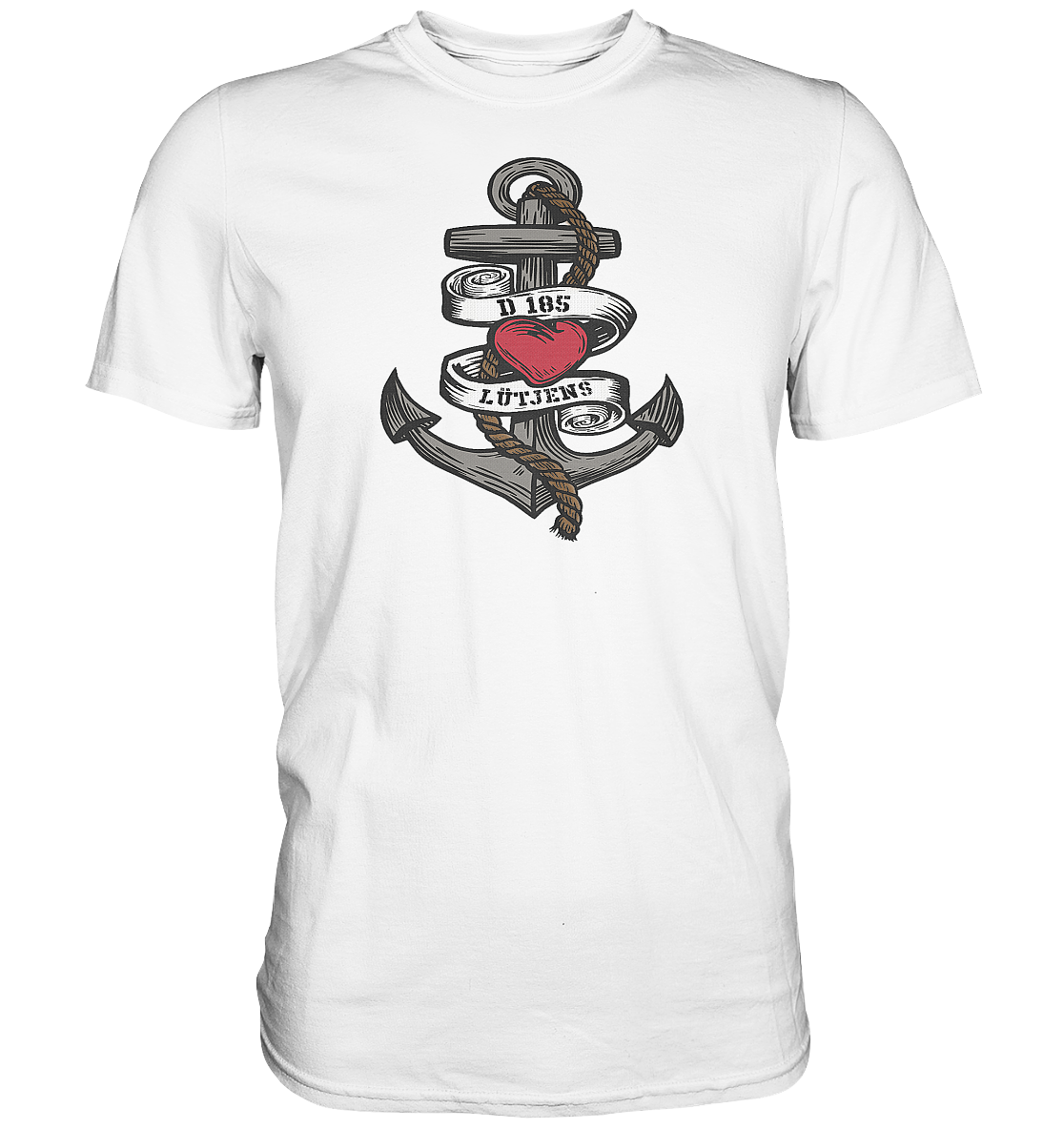 Anker Herz D185 LÜTJENS - Premium Shirt