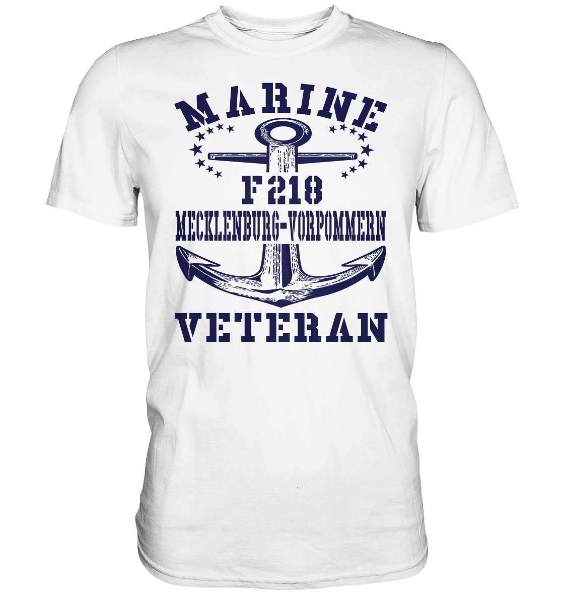 Fregatte F218 MECKLENBURG-VORPOMMERN Marine Veteran - Premium Shirt